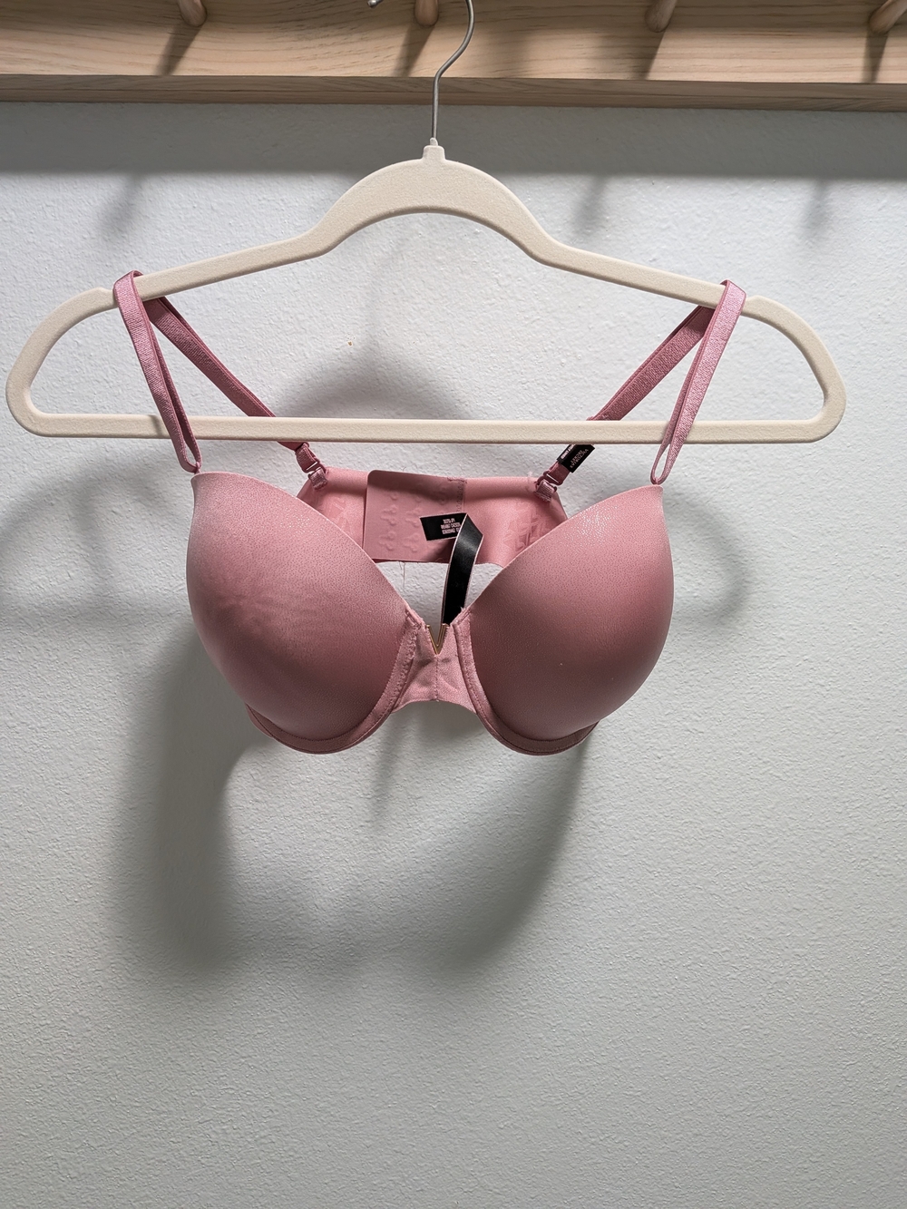 Women's Pink Sparkle Convertible Push-Up Bra